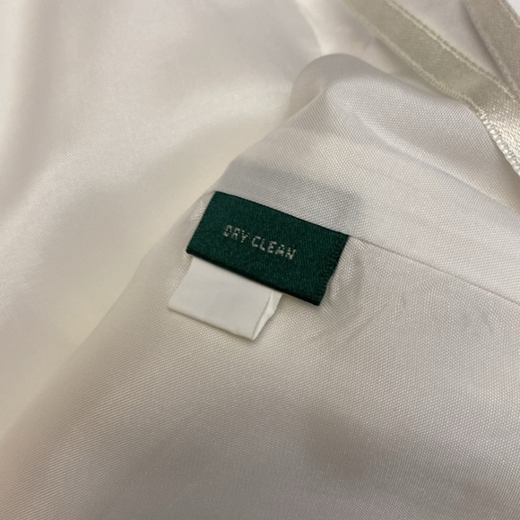 Lauren - White lined linen pants NWT - Picture 7 of 7